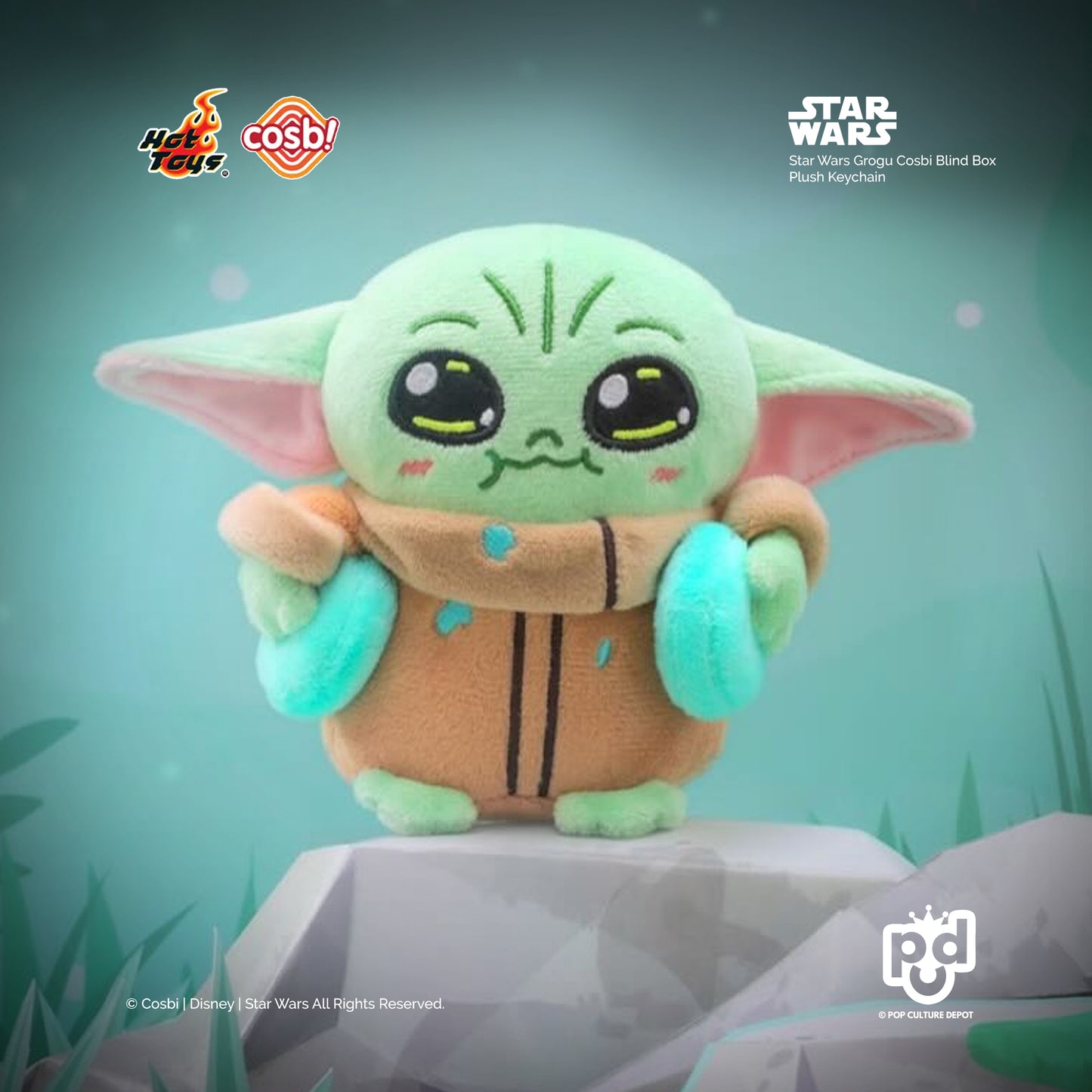 Star Wars Grogu Cosbi Blind Box Plush Keychain