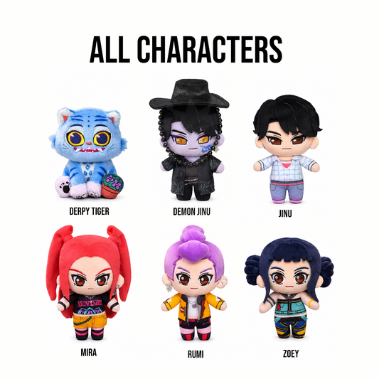 K-POP Demon Hunters Plush Pendant Collection Blind Box HOT TOYS COSBI × NETFLIX