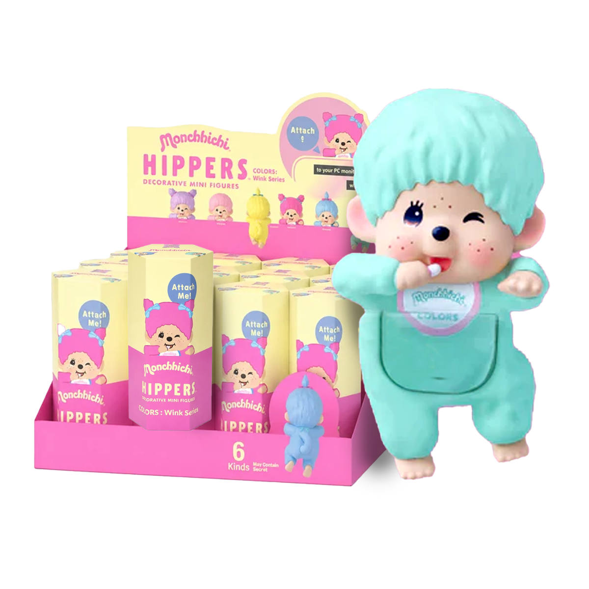 HIPPERS Monchhichi COLORS: Wink Series – Blind Box – POP CULTURE DEPOT