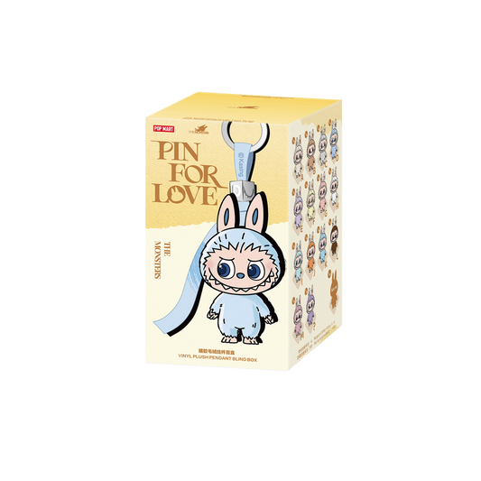 THE MONSTERS Pin for Love Series – Vinyl Plush Pendant Blind Box (A–M)