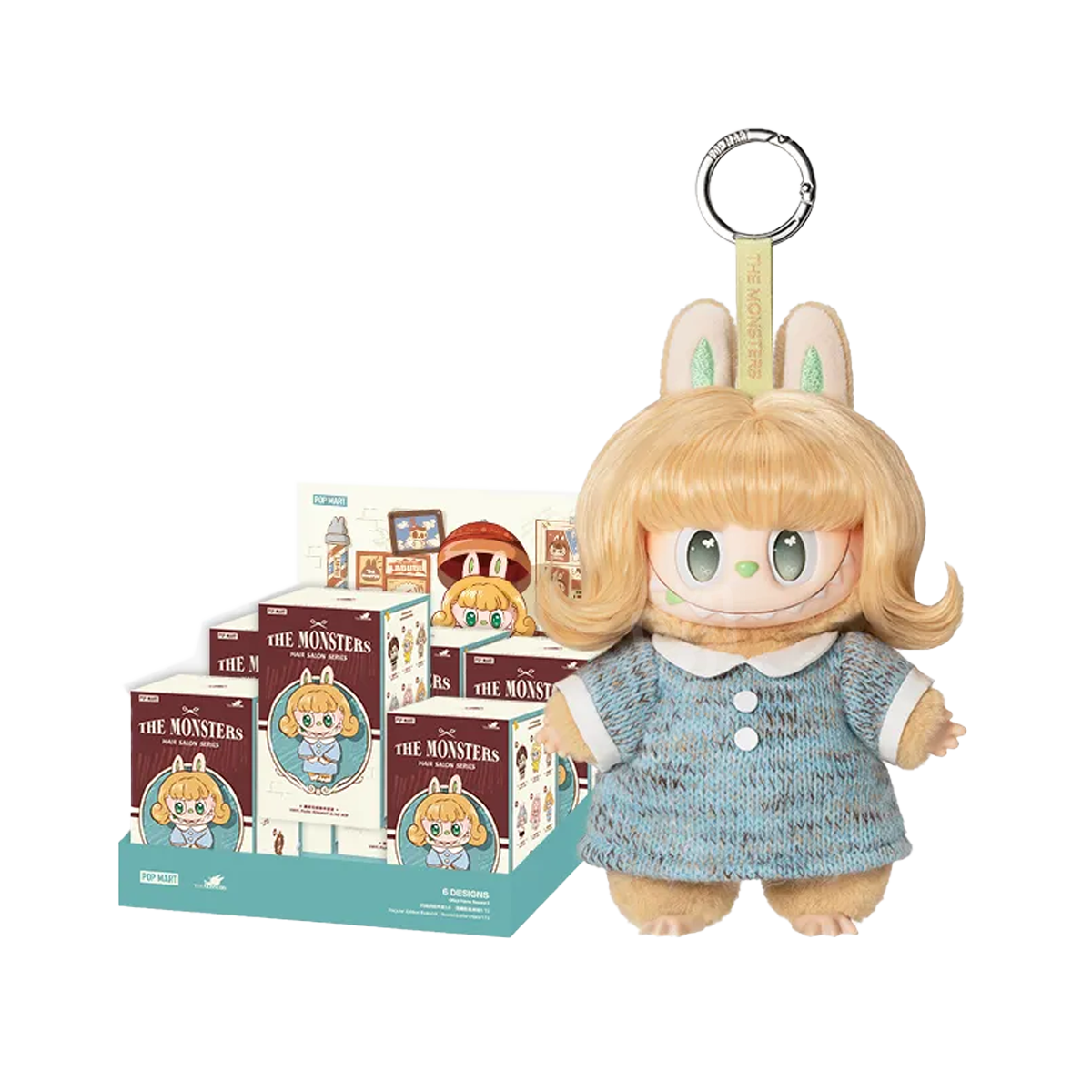 THE MONSTERS Hair Salon Series – Vinyl Plush Pendant Blind Box