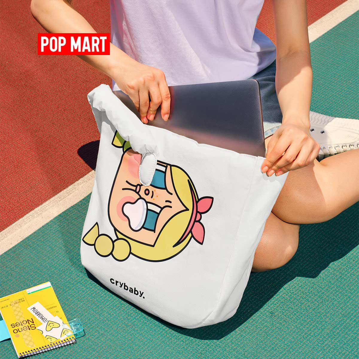 CRYBABY Sunset Concert Series-Cotton Filled Shoulder Bag