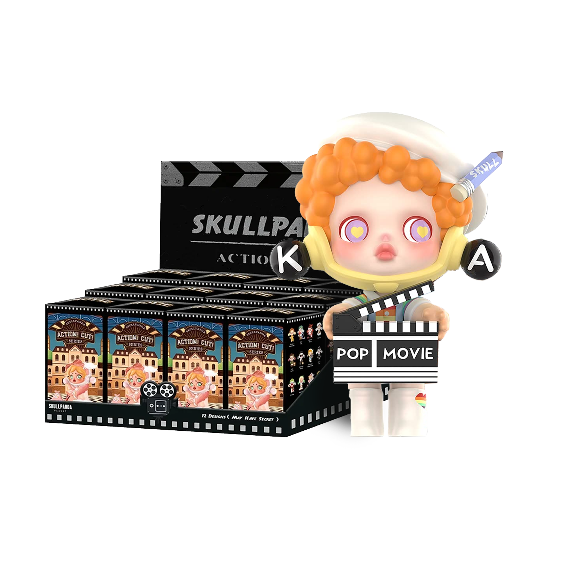 POP MART SKULLPANDA action! cut! Series Blind Box – POP CULTURE DEPOT