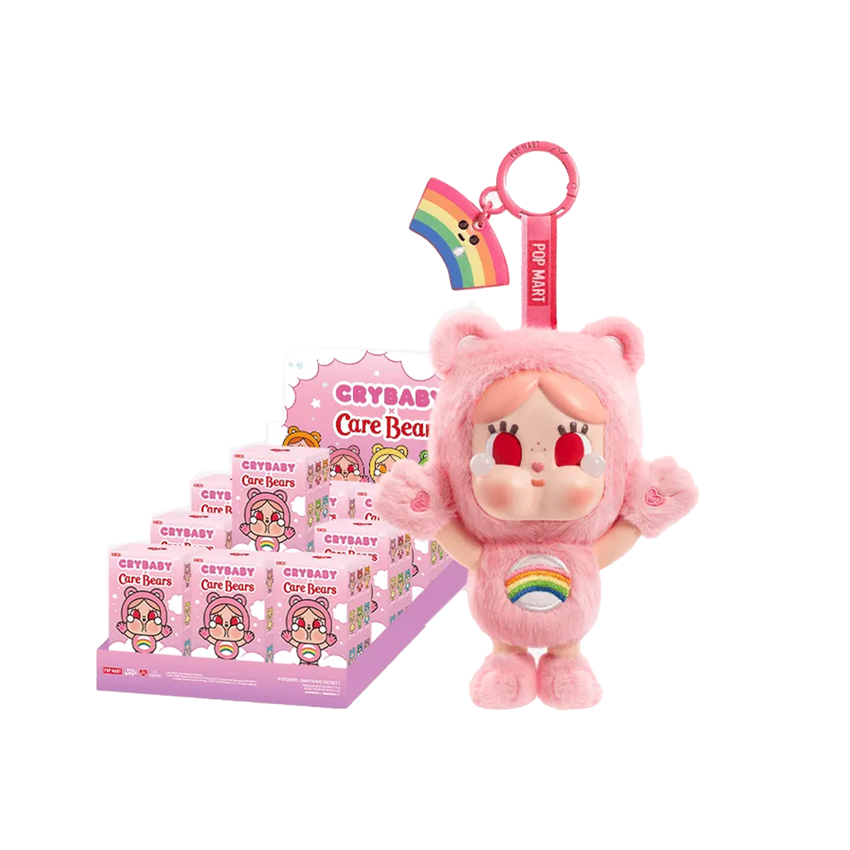 CRYBABY × Care Bears Series – Vinyl Plush Pendant Blind Box – POP CRYBABY × Care Bears Series – Vinyl Plush Pendant Blind Box – POP