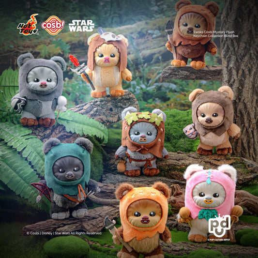 Hot Toys Star Wars Ewok Series 1 Cosbi Collection Plush Keychain Blind Box