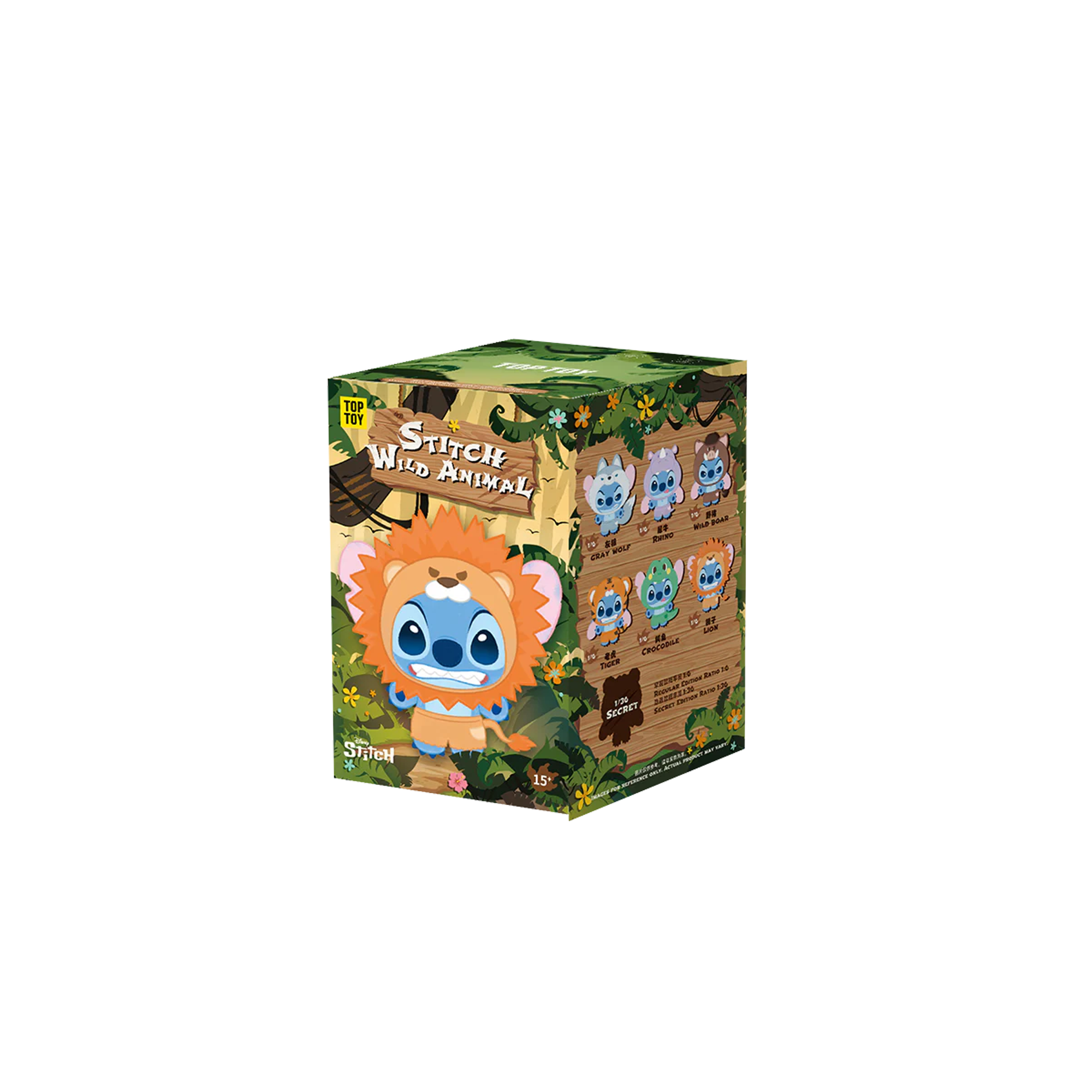 Stitch Wild Animal ライオン Stitch Wild Animal Series Plush Blind Box - TOP TOY – POP CULTURE