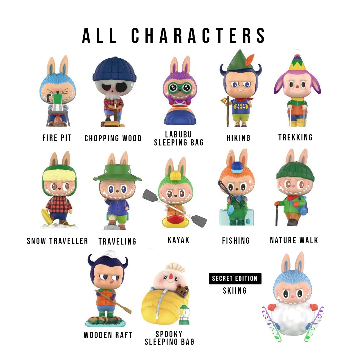 THE MONSTERS Camping Series Blind Box by POP MART x How2work