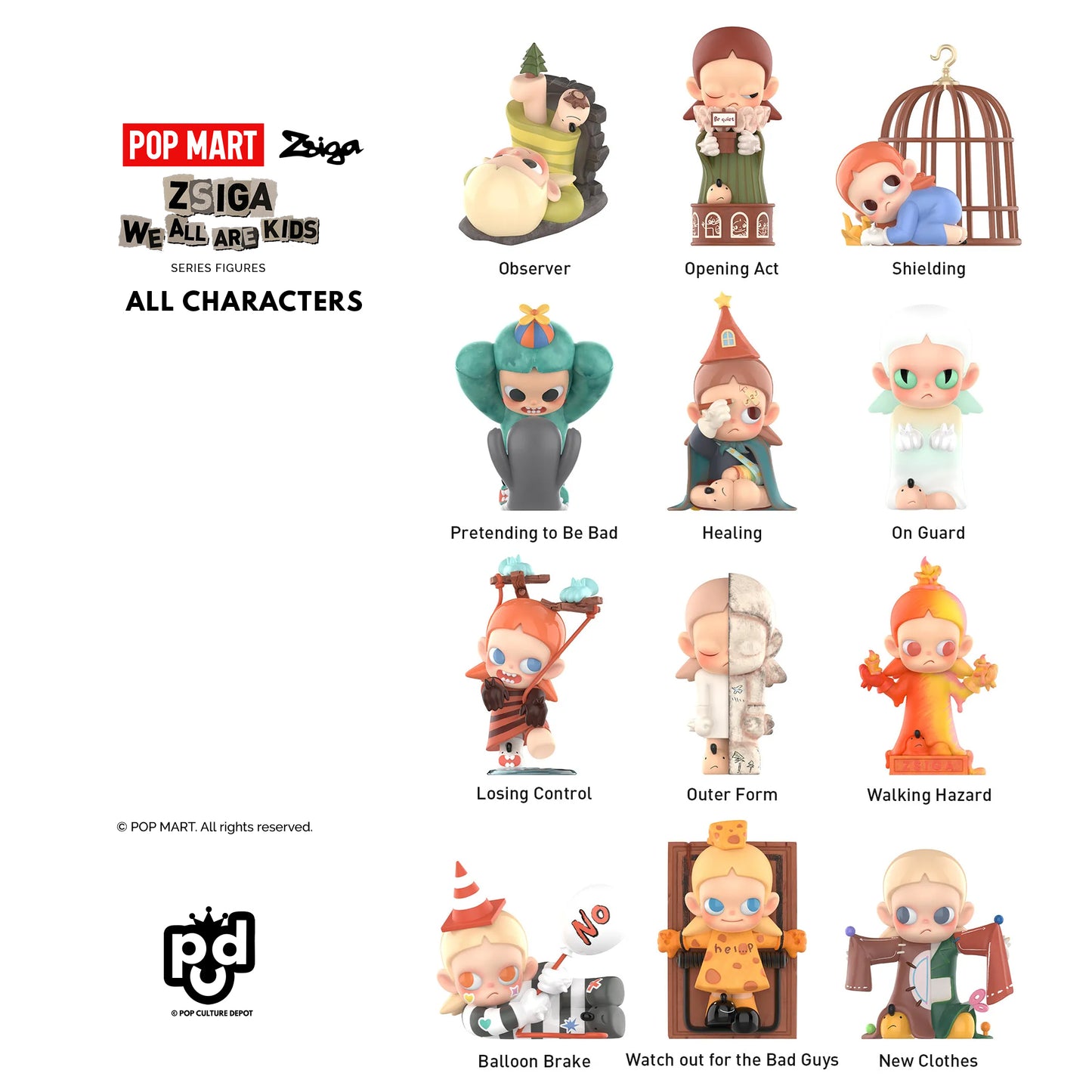 Zsiga We All Are Kids Series Figures