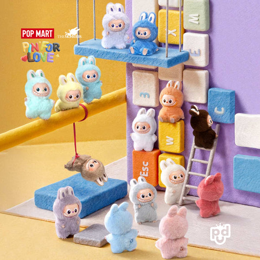 THE MONSTERS Pin for Love Series – Vinyl Plush Pendant Blind Box (A–M)