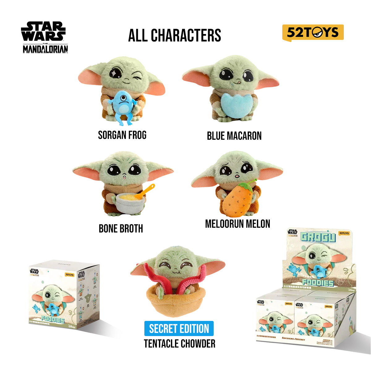 The Mandalorian – Grogu Full Belly Plane Blind Box Plush Pendant