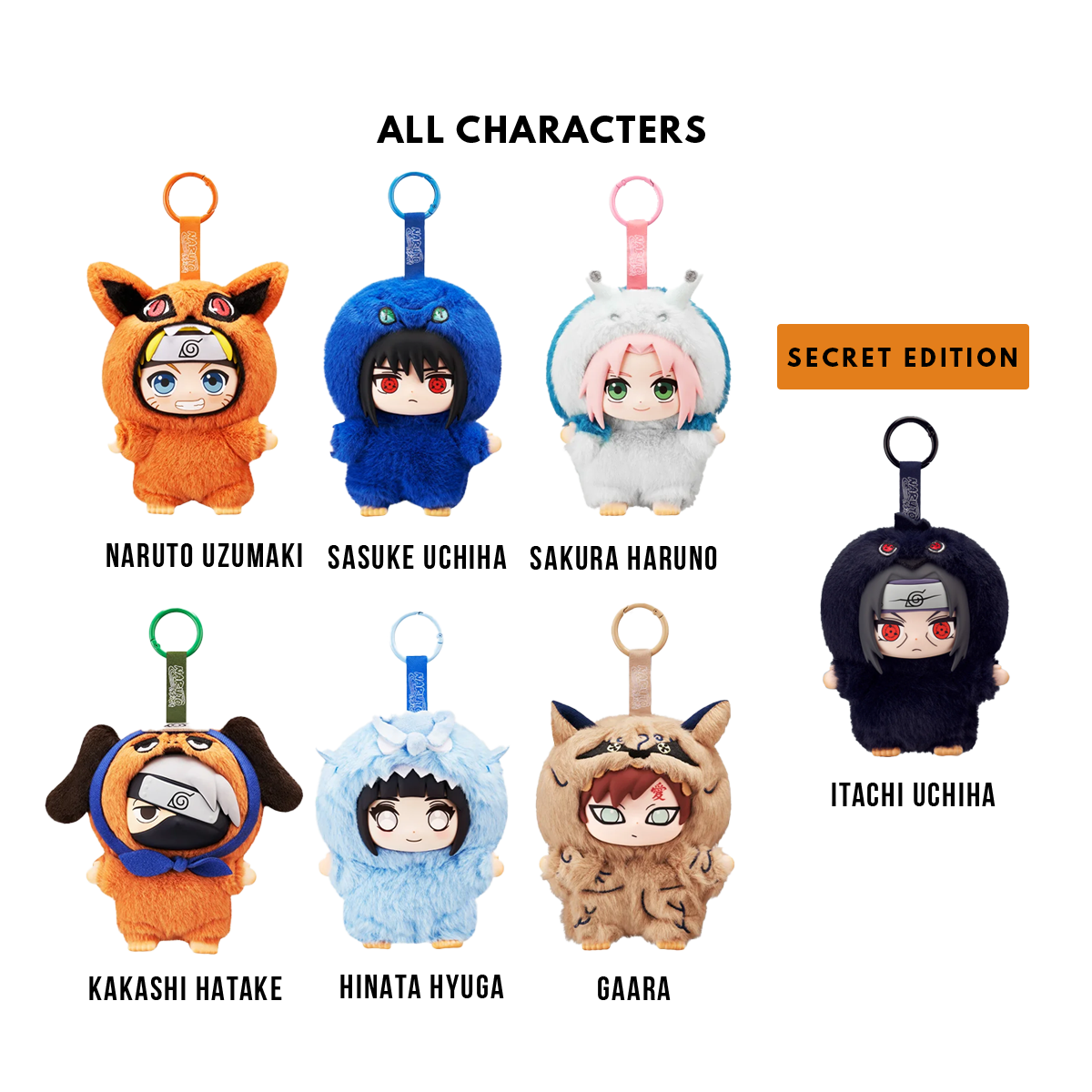 Naruto Shippuden Beast Party Series Plush Dolls Blind Box