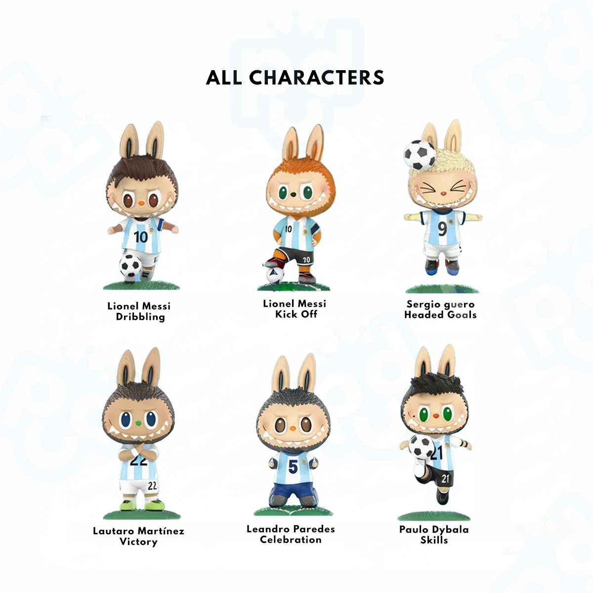 Asociación del Fútbol Argentina AFA Blind Box Series Figures Collab by Pop Mart