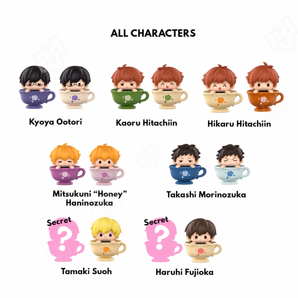 Ouran High School Host Club – Teatime Collection Chibi Mini Figures Blind Bag Series
