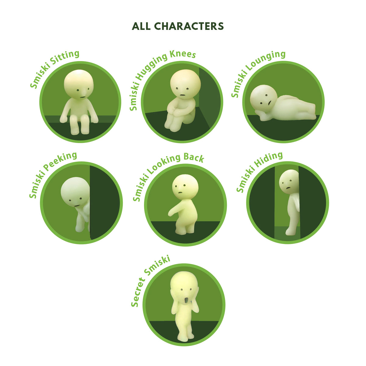 SMISKI Series 1 – Glow-in-the-Dark Mini Figure Blind Box