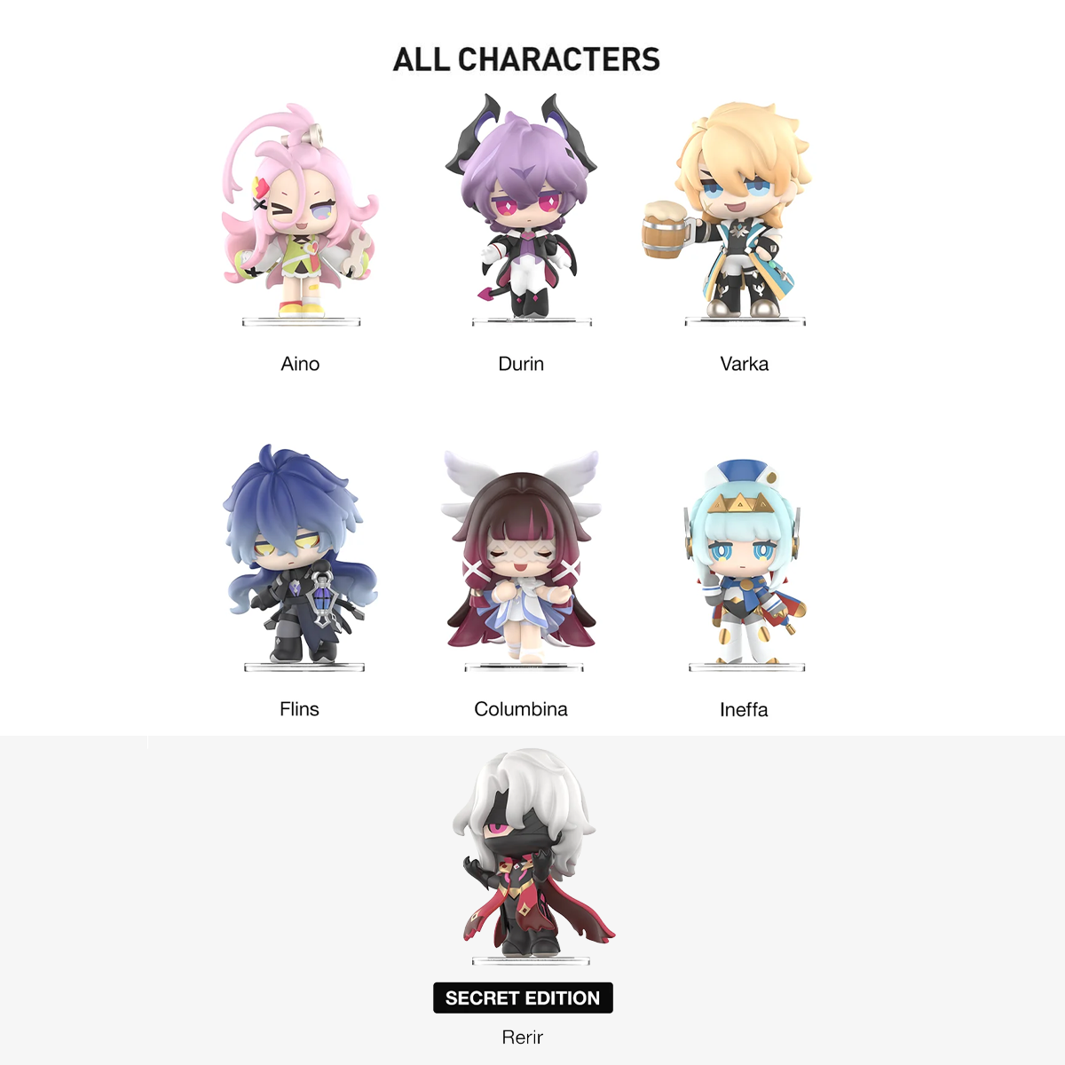Genshin Impact Gathering Chibi Series Figures Blind Box