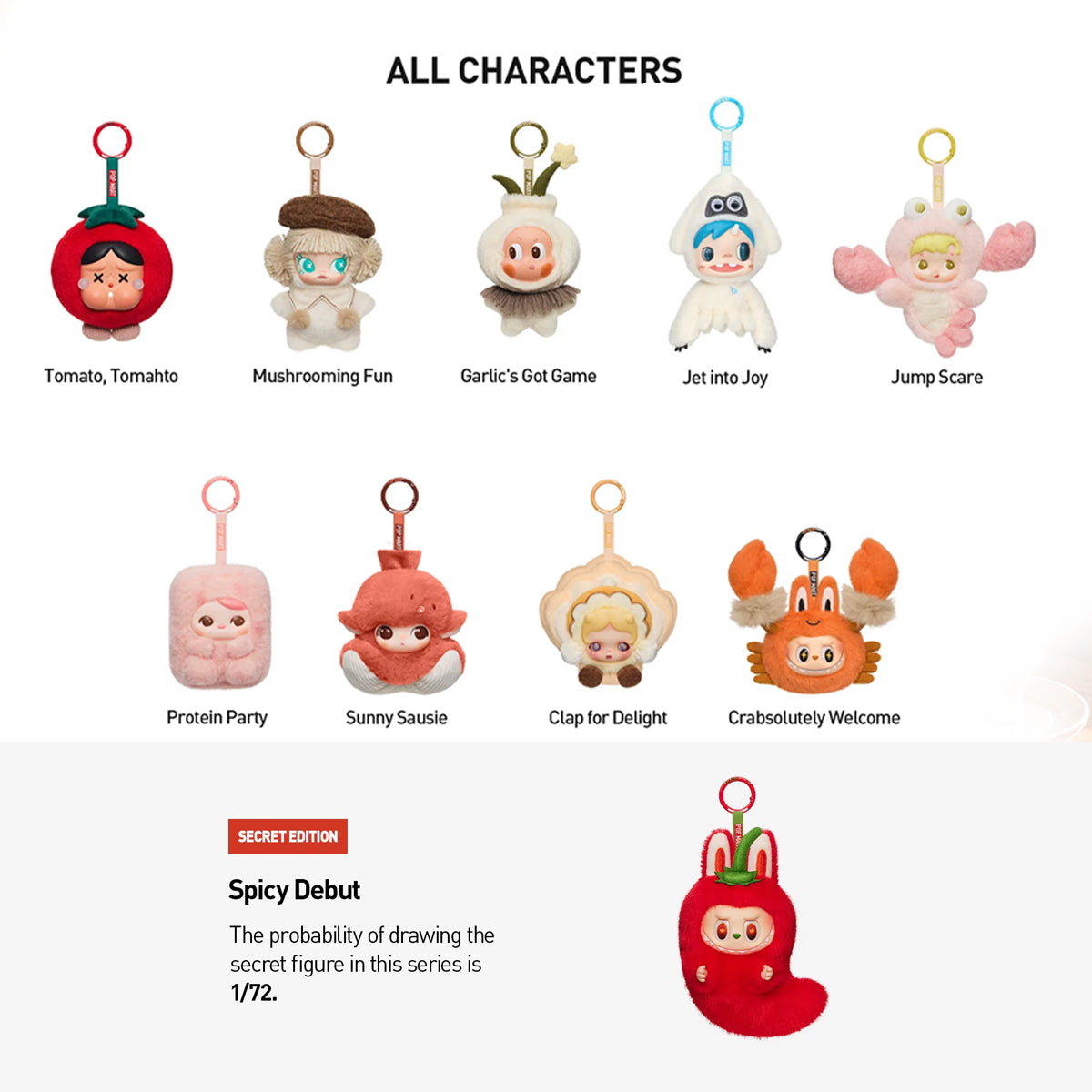 POP MART Dip For Fun Series Plush Pendant Blind Box (PRE ORDER)