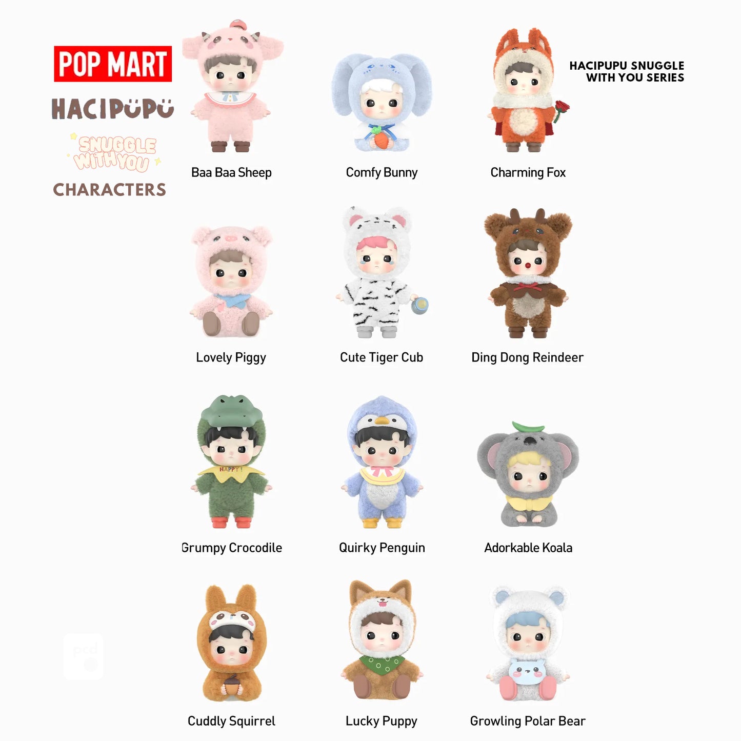 Hacipupu Snuggle With You Series - Figures