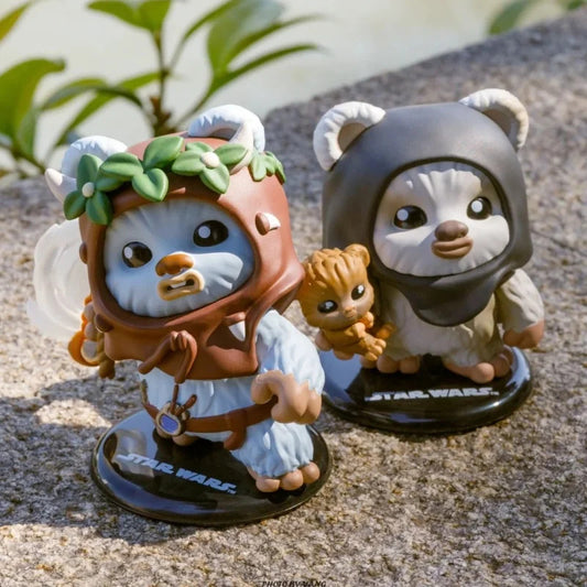 Star Wars Ewoks Hot Toys Cosbi Bobble Head Collection Figures
