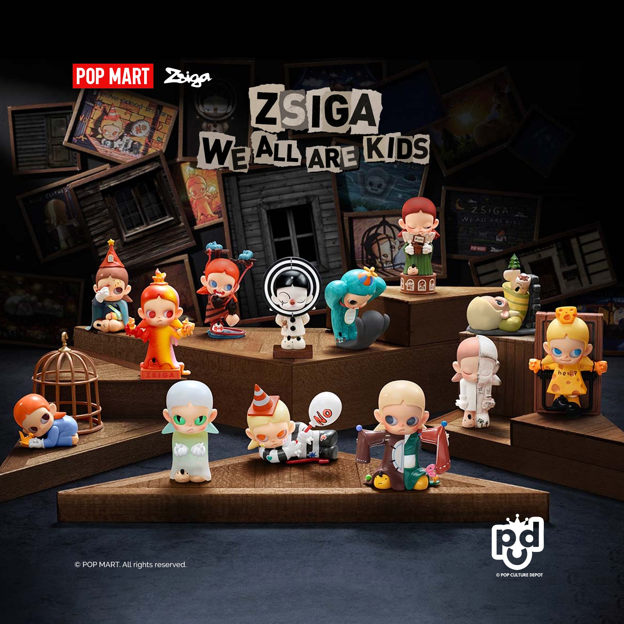 ZSIGA •Twins •Let It Be •We All Are Kids Zsiga We All Are Kids Series Figures – POP CULTURE DEPOT