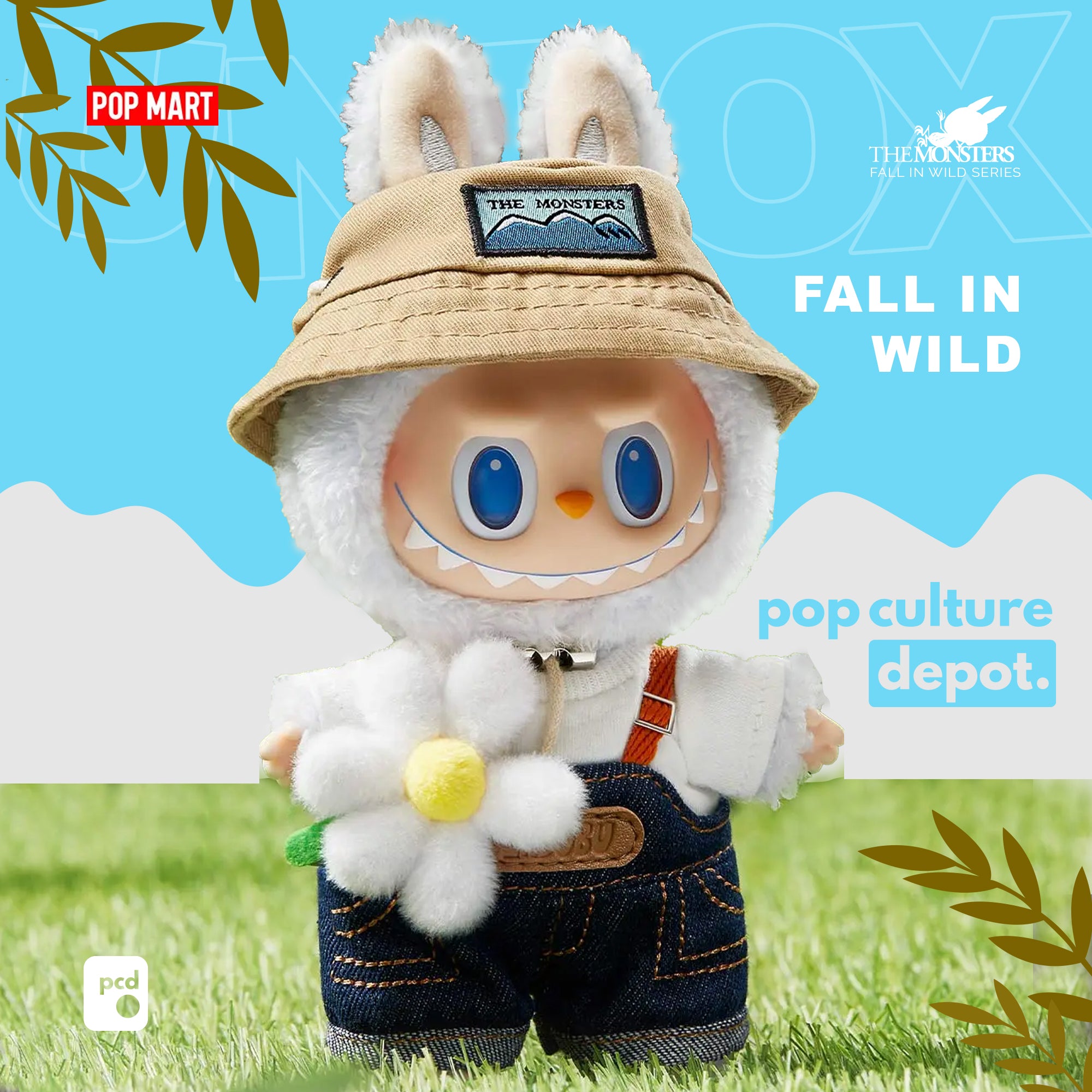 the monsters fall in wild series-vinyl plush doll Pop Mart THE MONSTERS Fall in Wild Series