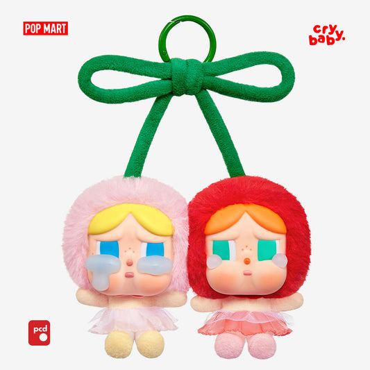 CRYBABY Crying For Love Series-Vinyl Plush Hanging Card (Love You Cherry Much)