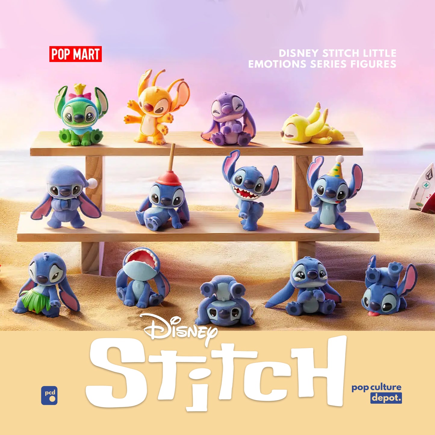 Disney Stitch Little Emotions Series Figures