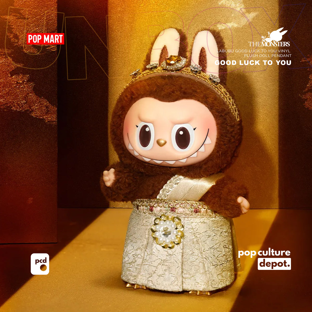 LABUBU GOOD LUCK TO YOU-Vinyl Plush Doll Pendant