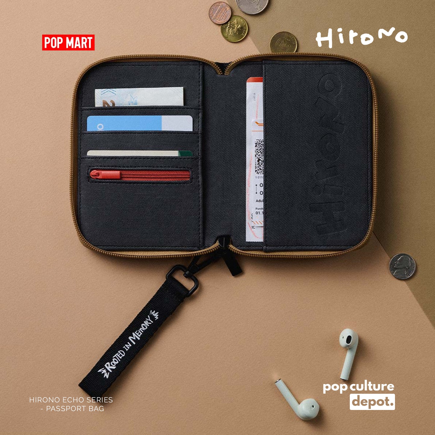 Pop Mart Hirono Echo Series - Passport Bag