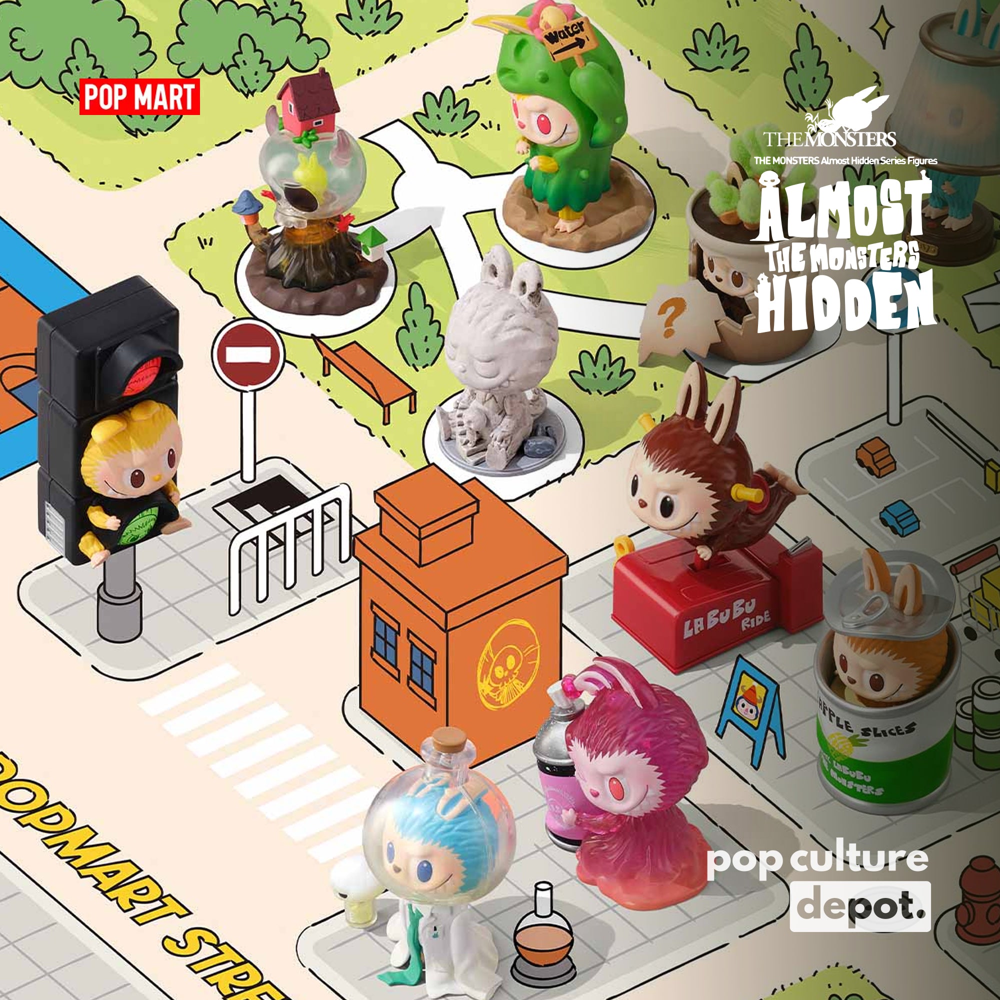 monsters in pop culture THE MONSTERS Almost Hidden Series Figures