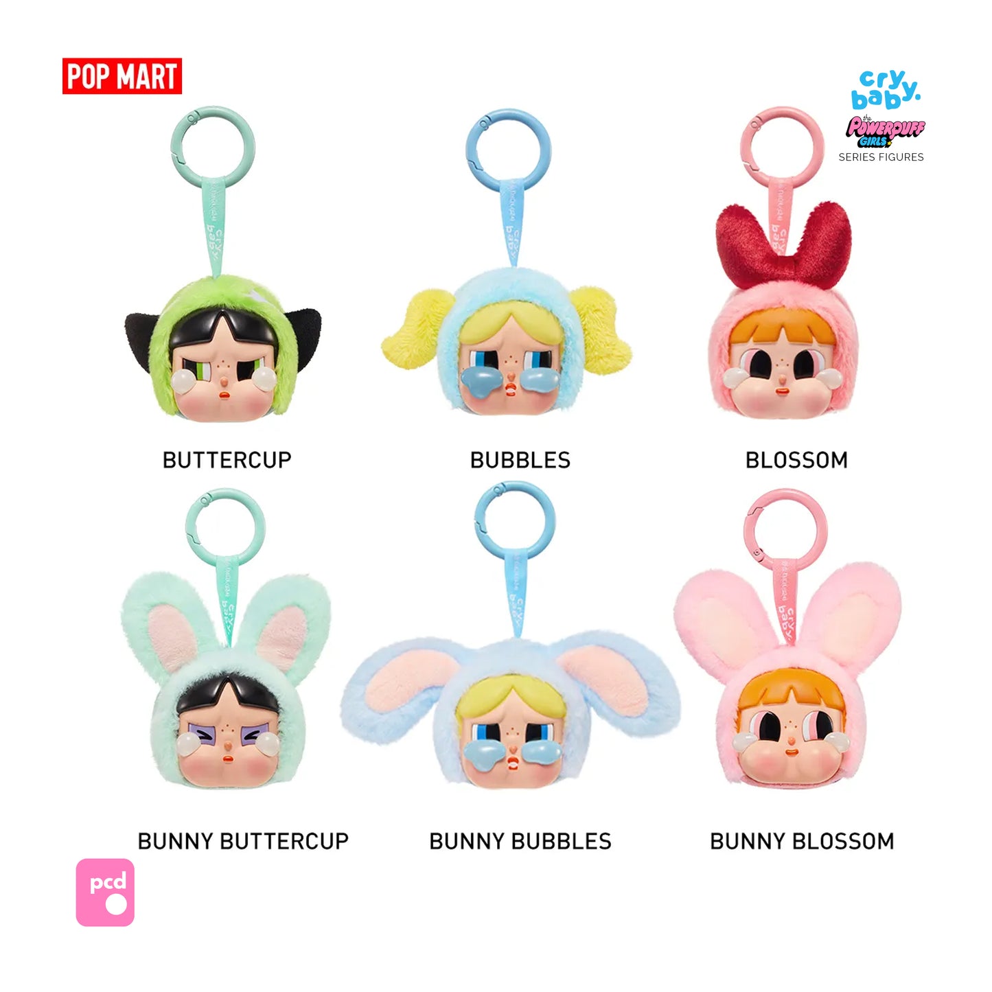 POP MART Crybaby × Powerpuff Girls Series-Vinyl Face Plush Blind Box