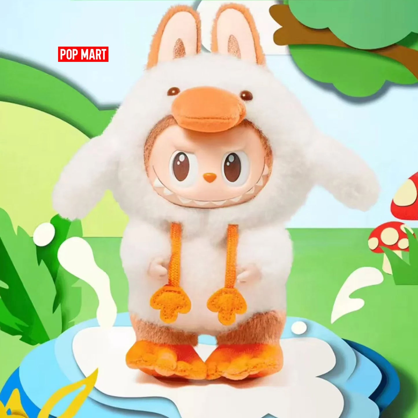 Pop Mart The Monsters Labubu Forest Fairy Tale Series Vinyl Plush Hanging Card