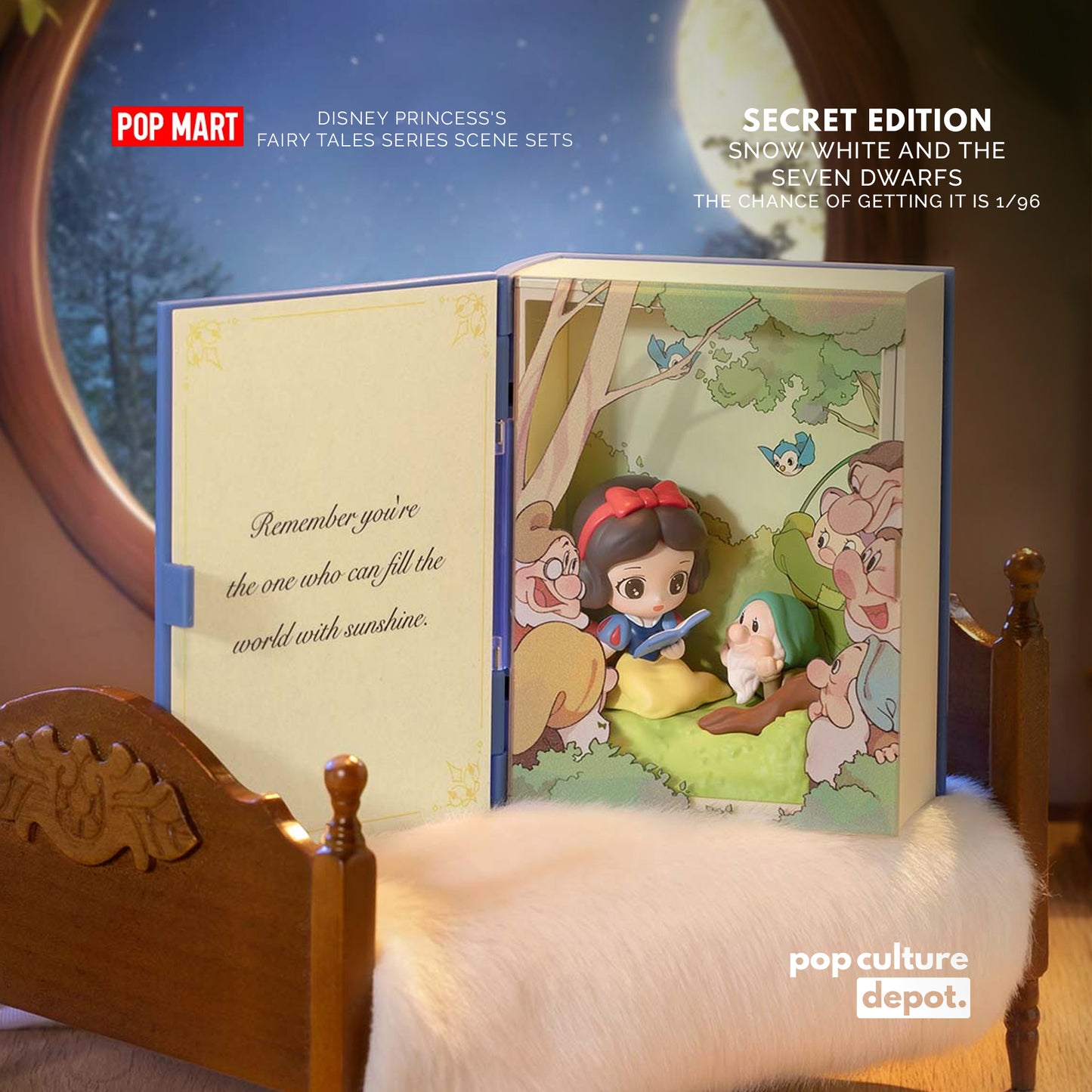 Pop Mart Disney Collab Princess's Fairy Tales Series Scene