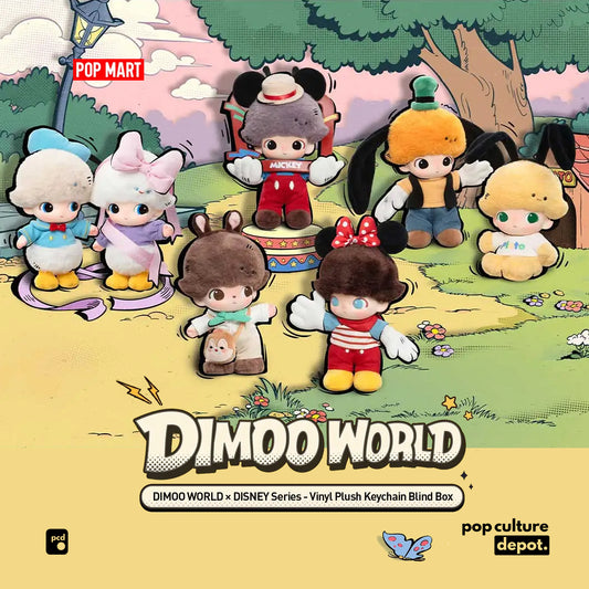 DIMOO World x Disney Series – Vinyl Plush Keychain Blind Box