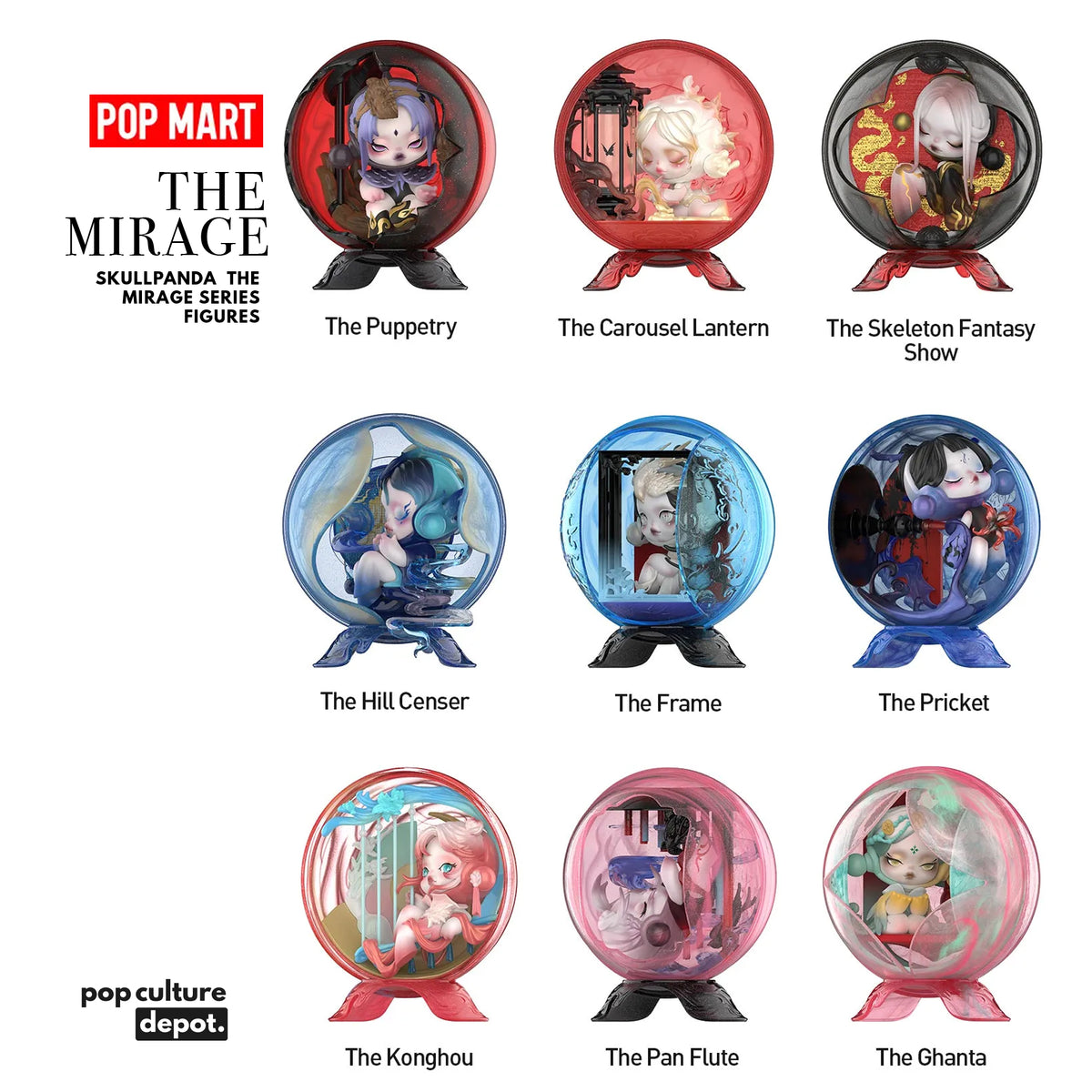 SKULLPANDA The Mirage Series Figures