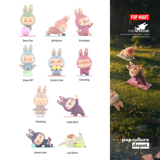 THE MONSTERS Lazy Yoga Series Figures