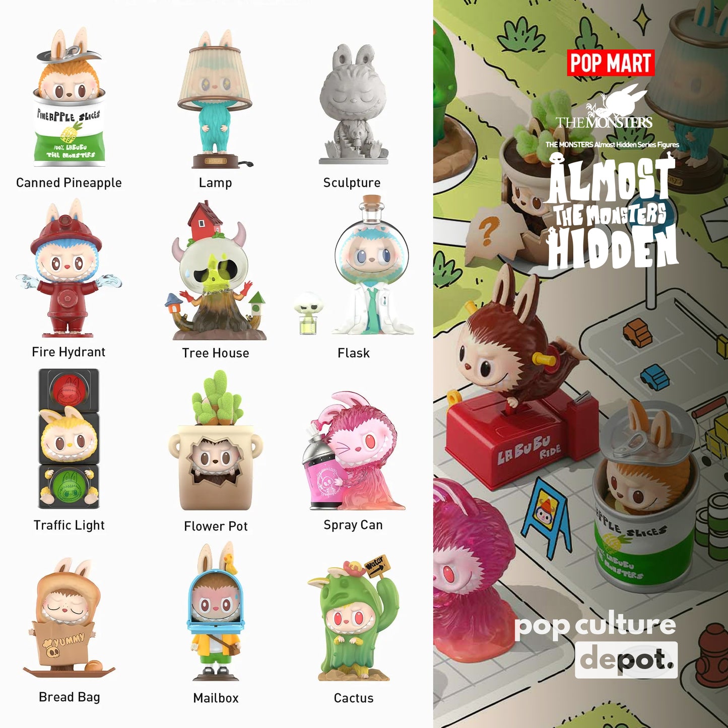 THE MONSTERS Almost Hidden Series Figures