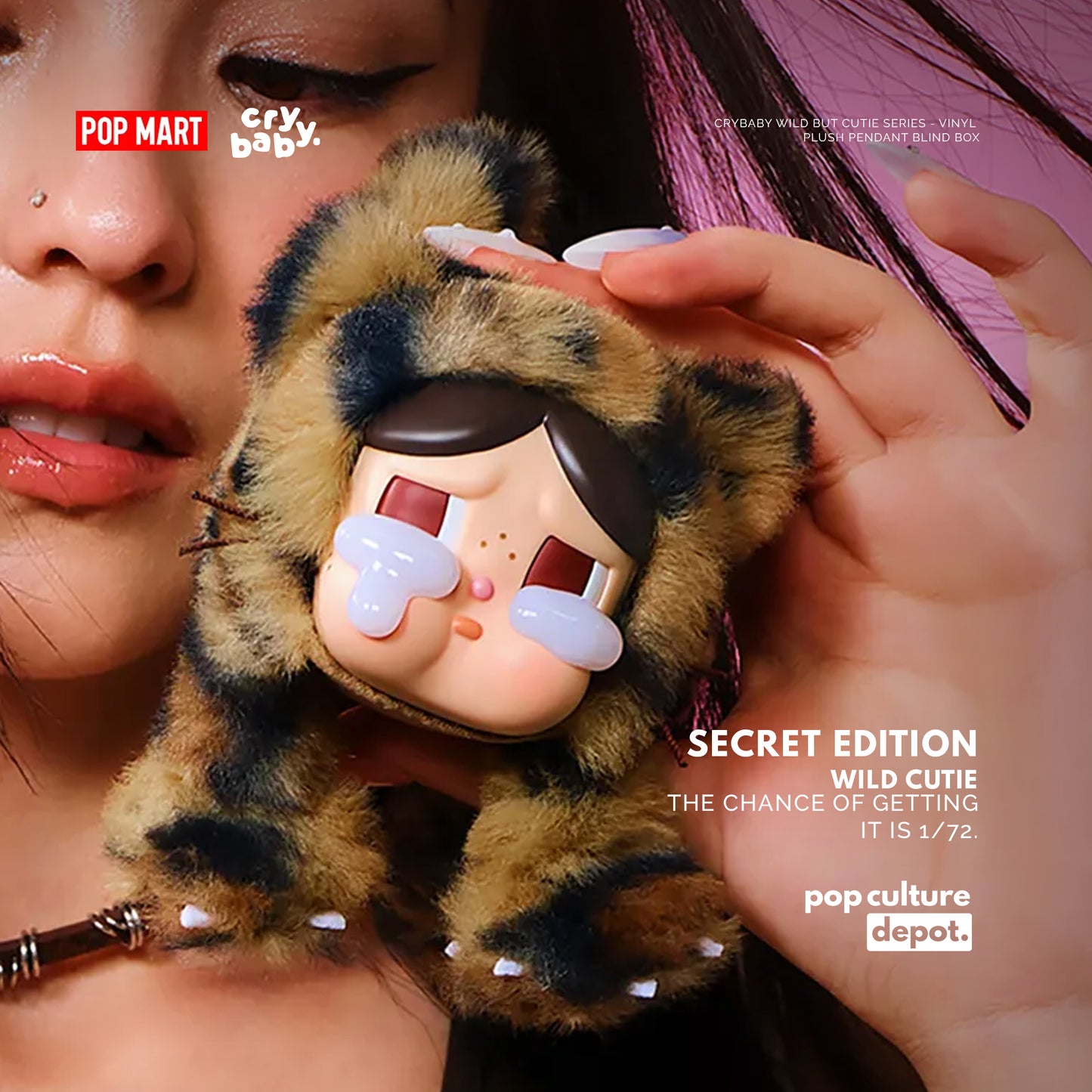 Cry Baby Wild But Cutie Series - Vinyl Plush Pendant Blind Box