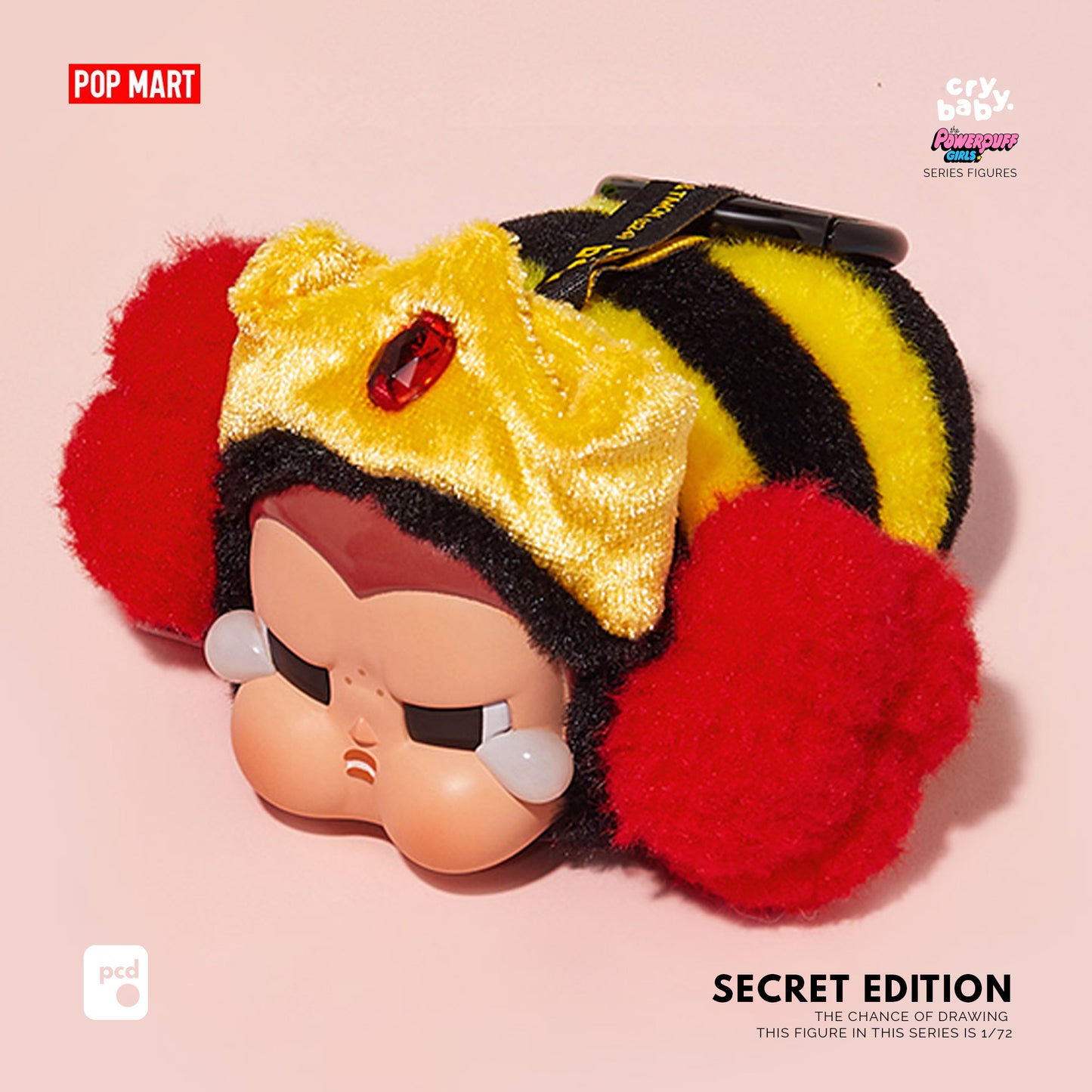 POP MART Crybaby × Powerpuff Girls Series-Vinyl Face Plush Blind Box