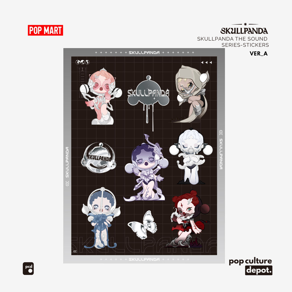 SKULLPANDA: The Sound Series – Stickers