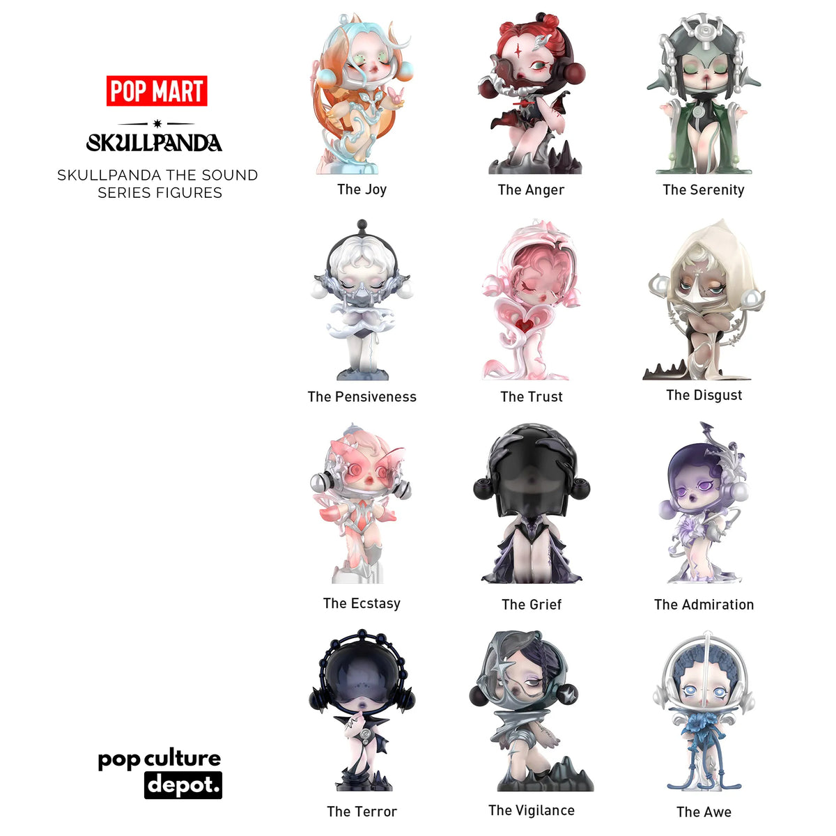 SKULLPANDA The Sound Series Figures