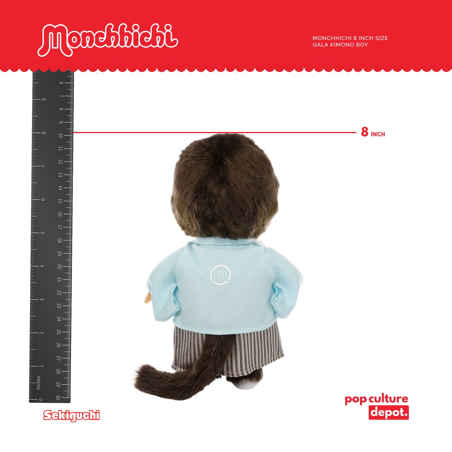 Monchhichi 8 inch size GALA KIMONO BOY