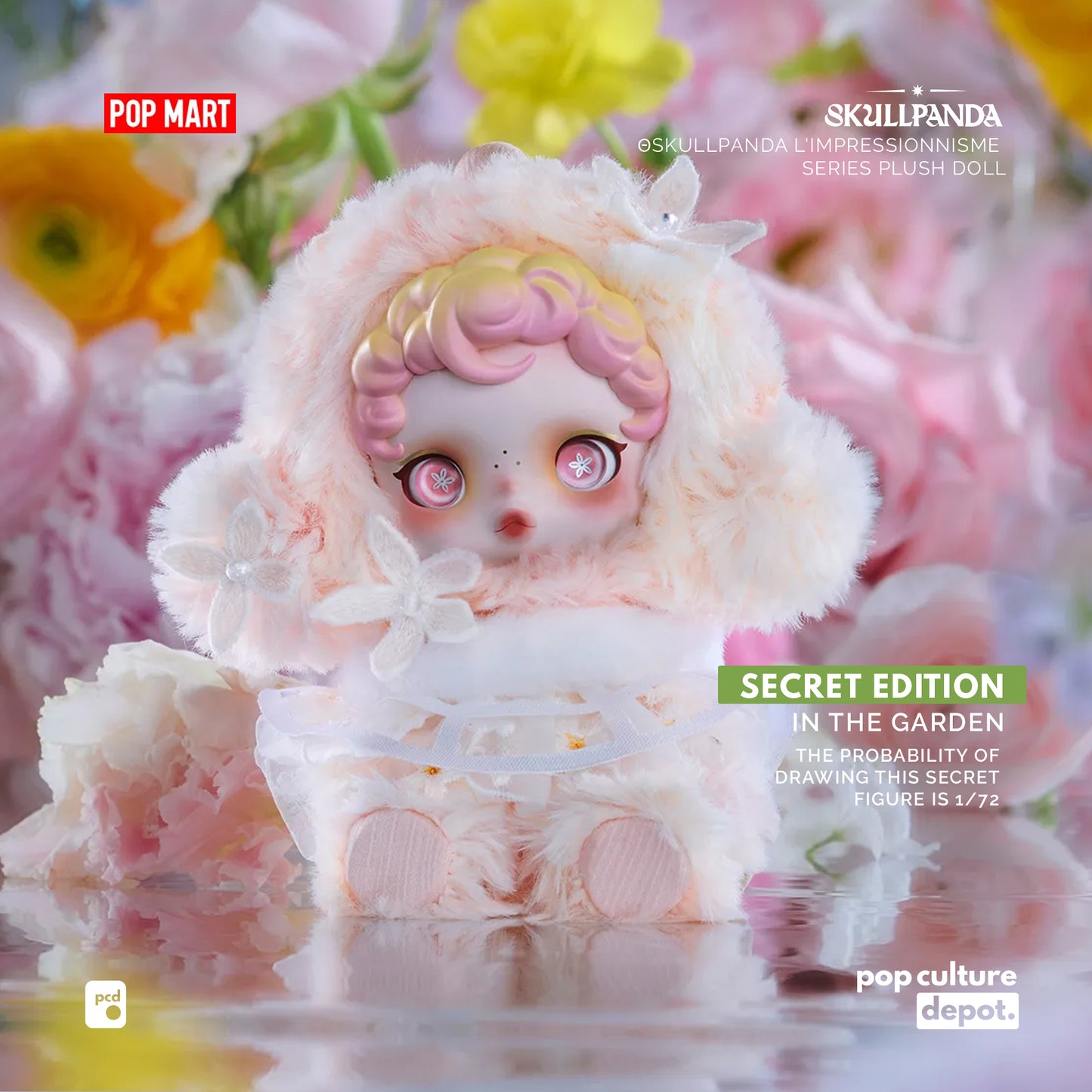 SKULLPANDA L'impressionnisme Series Plush Doll