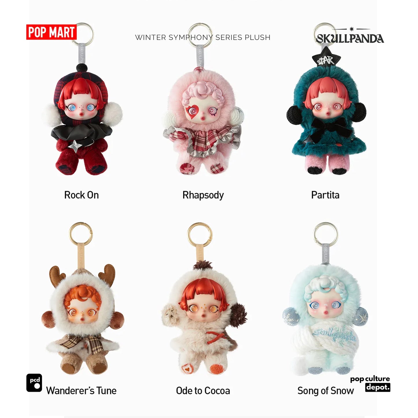 SKULLPANDA Winter Symphony Series Plush