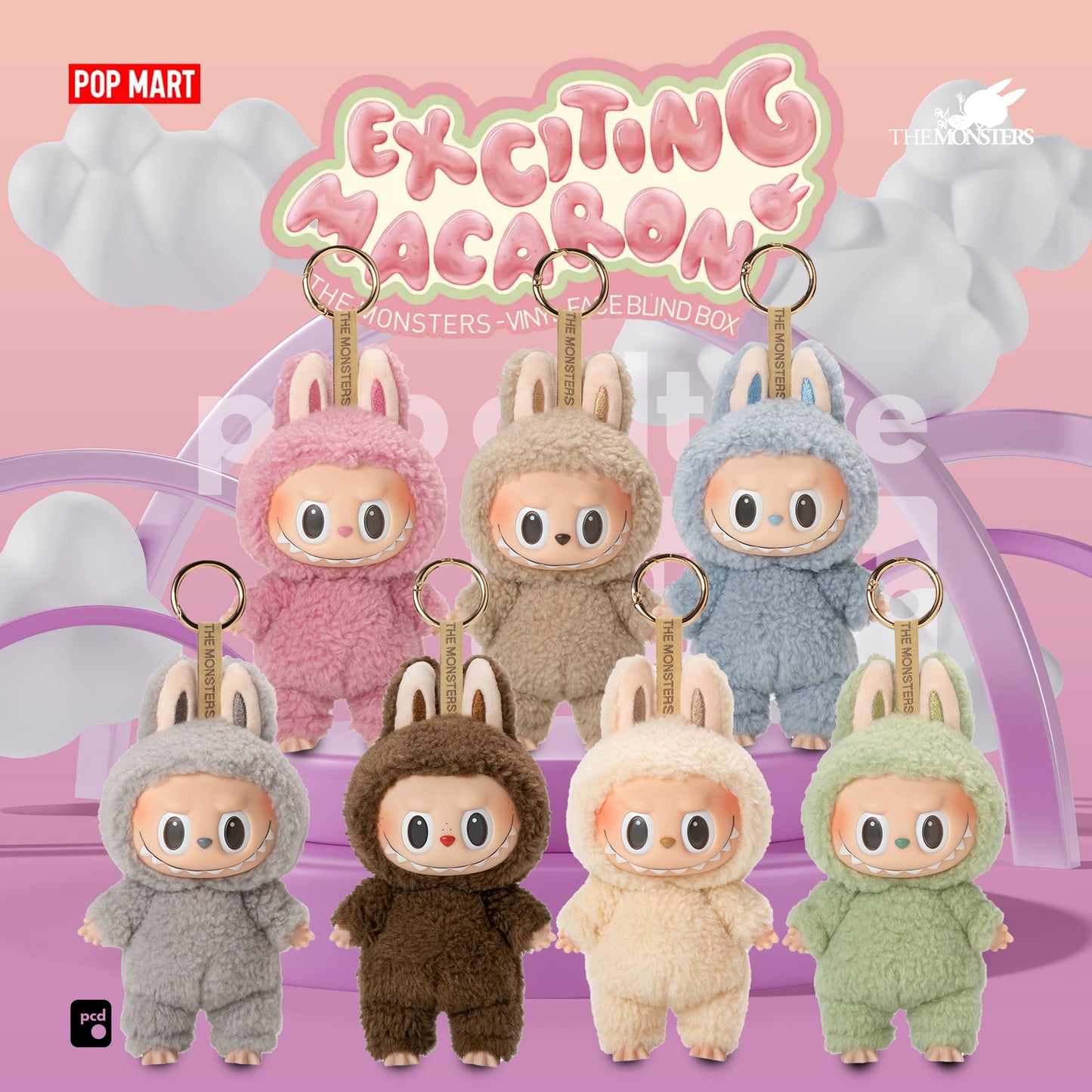 THE MONSTERS - Exciting Macaron Vinyl Face Blind Box