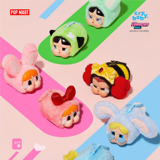 POP MART Crybaby × Powerpuff Girls Series-Vinyl Face Plush Blind Box