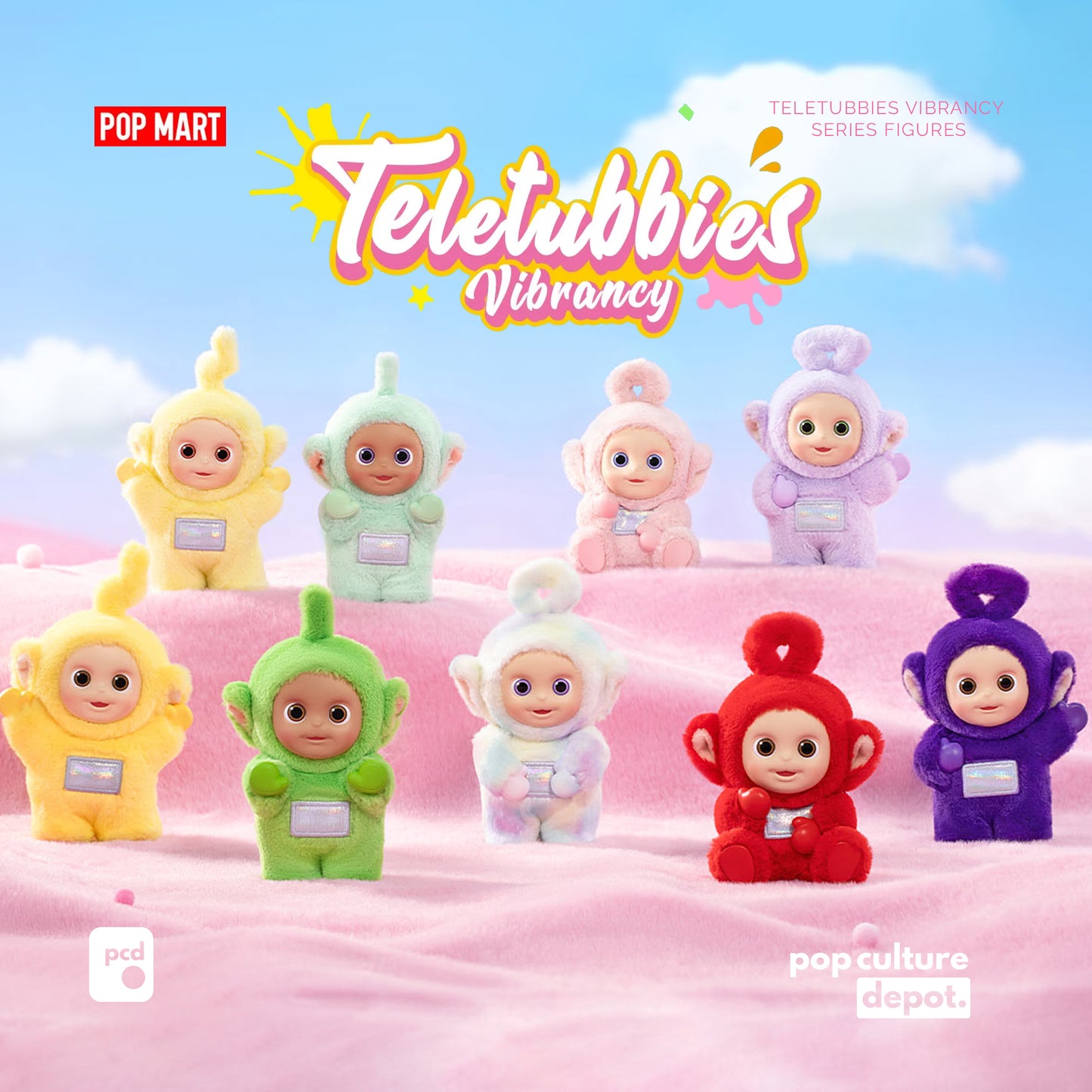 Pop Mart Teletubbies Collab - Vibrancy Series Figures