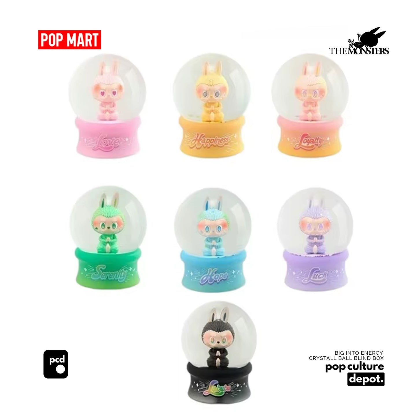Big Into Energy – The Monsters Crystal Ball Blind Box