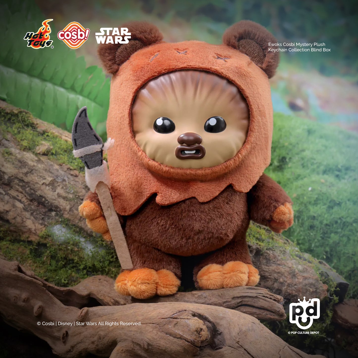 Ewoks Cosbi Mystery Plush Keychain Collection Blind Box