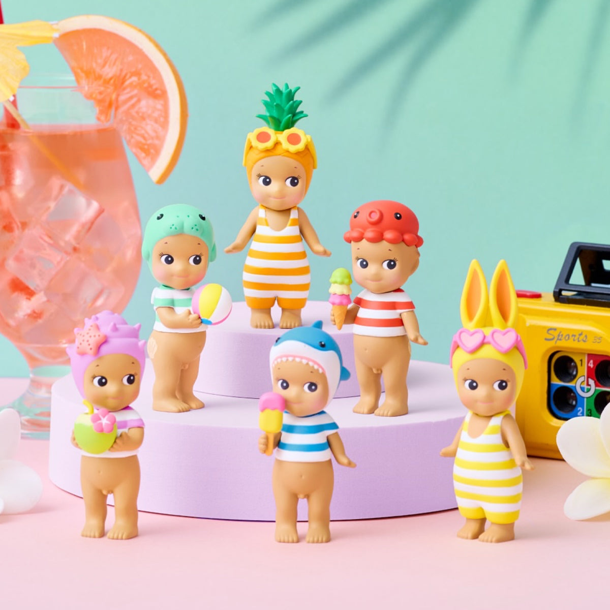 sonnyangel サマーバケーションシリーズ 1box シュリンク付き Sonny Angel Summer Vacation Series – Sun-Kissed Style Blind Box