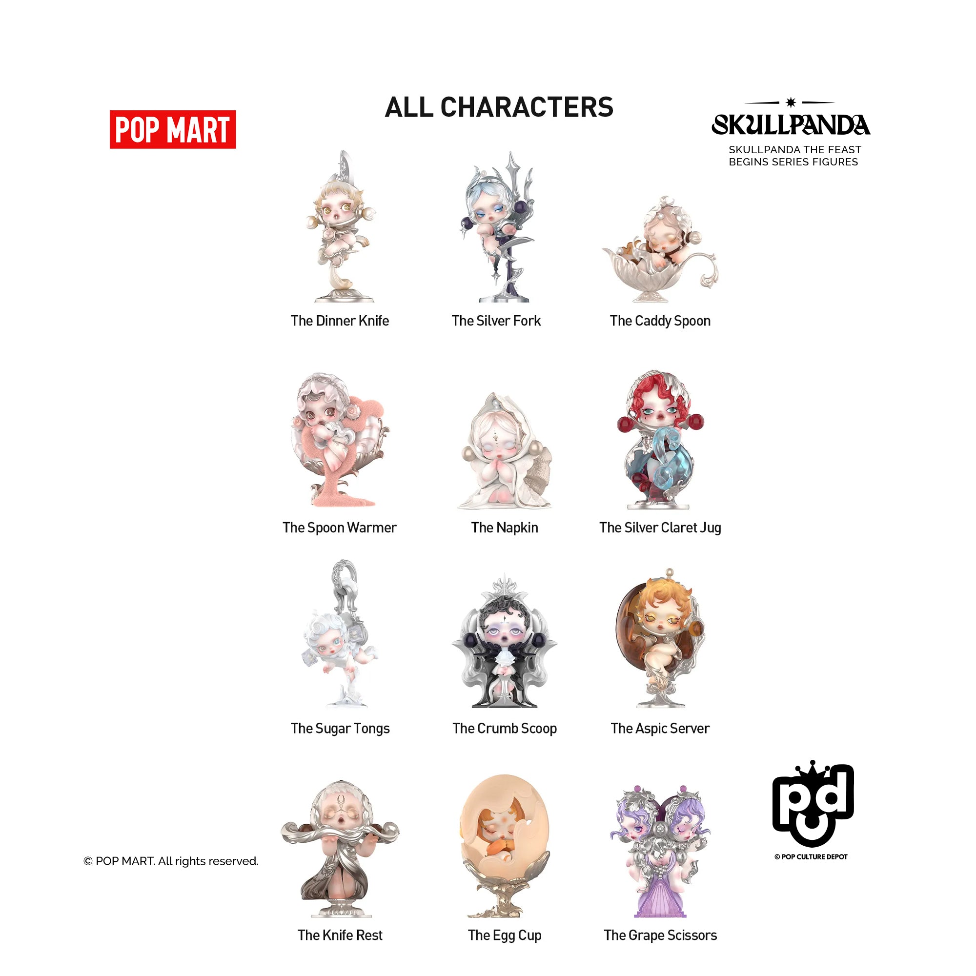 SKULLPANDA The Feast Begins Series Figures – POP CULTURE DEPOT